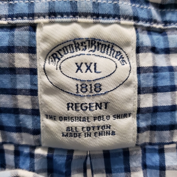 Brooks Brothers Regent Button Down Long Sleeve Shirt Size XXL - Picture 9 of 11